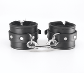 Love In Leather Sheepskin Lined Bondage Wrist Cuffs Default Title Cuffs And Restraints